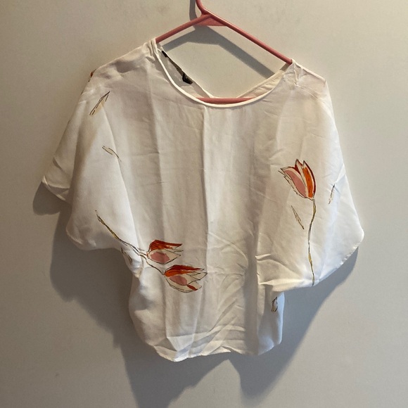 Zara Tops - Zara White Cream Boxy Blouse